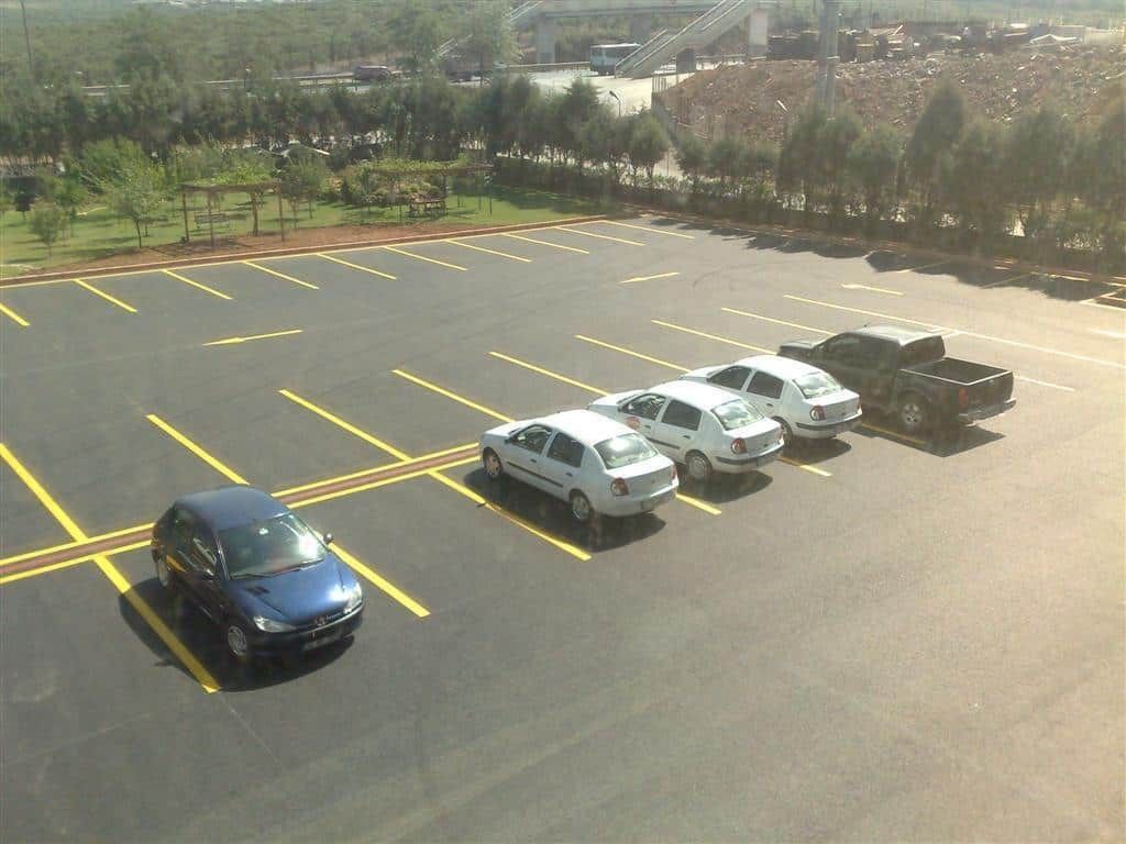 Otopark yol çizgisi Çanakkale Belediyesi